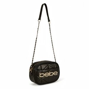 Bebe Black and Gold Crossbody Bag NWOT